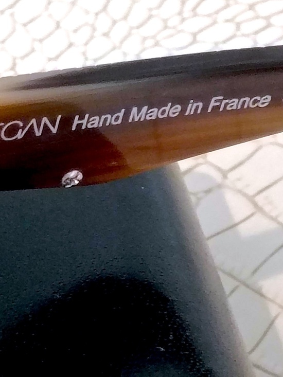 BRAND NEW (CURRENT) TSEEGAN VICK – HORNE SUNGLASSES MADE IN FRANCE NWT main image 3